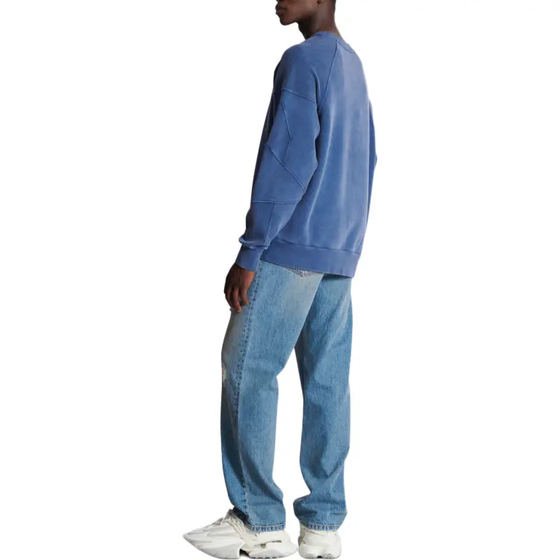 BALMAIN Coin Embroidery Ribbed Sweatshirt-4