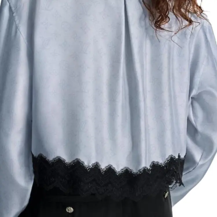 LOUIS VUITTON SS25 Shirt Women's Light Blue-5