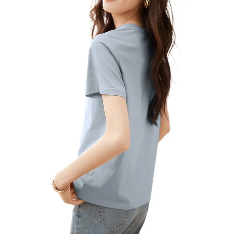 Mu Xiao Xin T Shirts Women's Blue-1