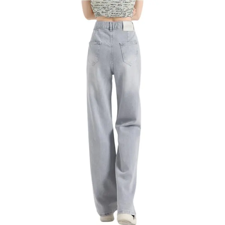 Mu Xiao Xin Jeans Women's Premium Gray-3