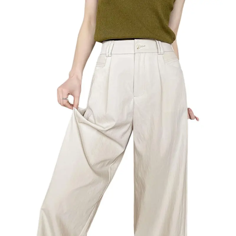 Weixi Casual Pants Women's Apricot-4