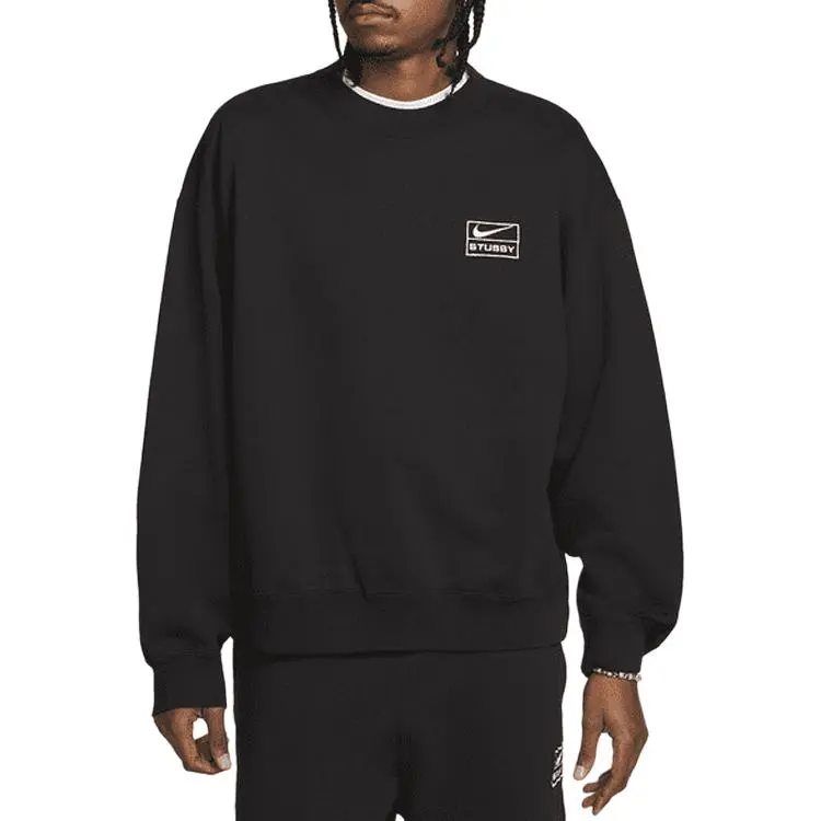 Nike X Stussy Wash Crew Fleece-2