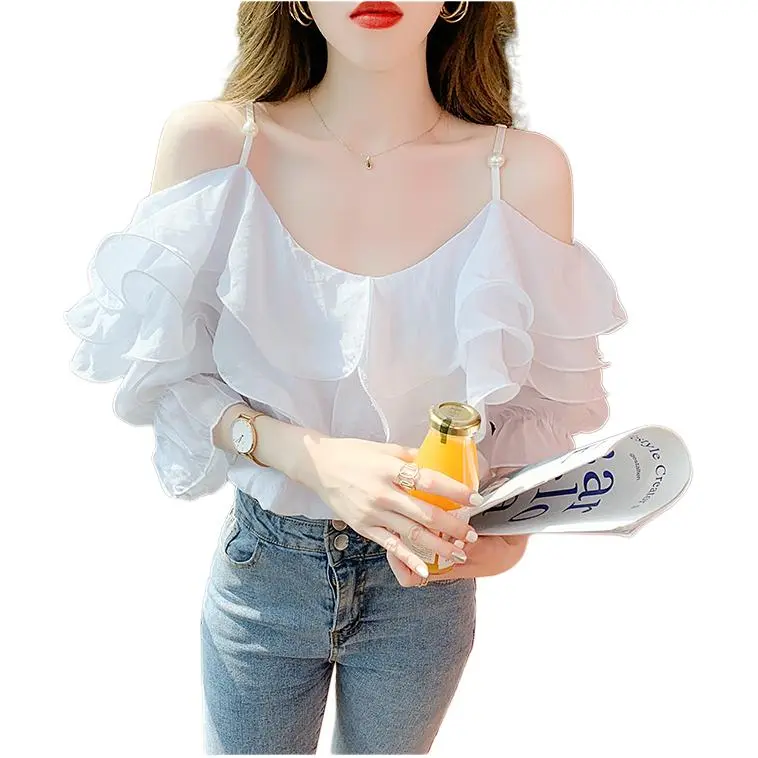 Mu Xiao Xin Chiffon Shirt Women's-1