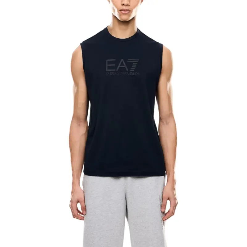 EMPORIO ARMANI EA7 Tank Top Men's Marine Blue-1