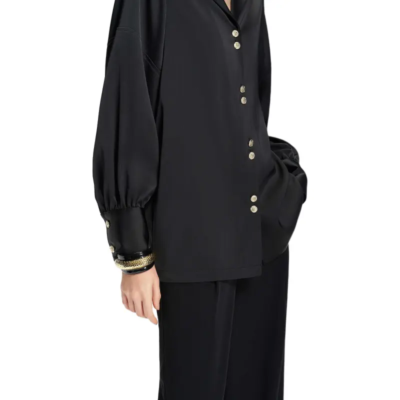 KARL LAGERFELD SS25 Shirt Women's Black-4