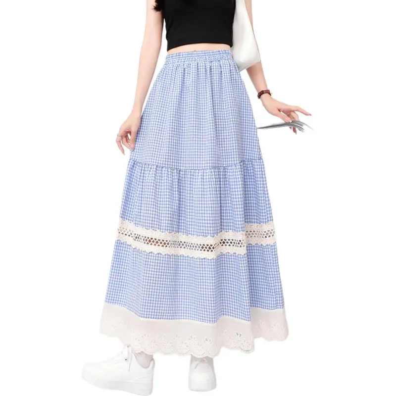 Mu Xiao Xin Casual Long Skirts Women's-7