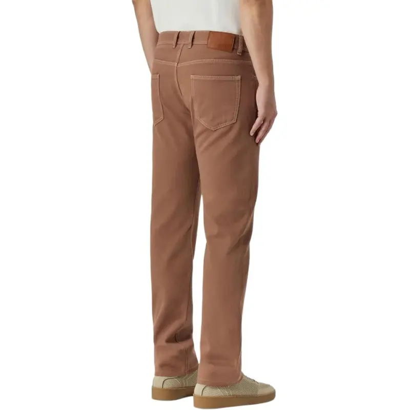 Canali Jeans Men Terracotta-2