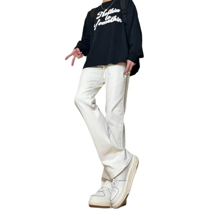 GY.VG Jeans Unisex White-3