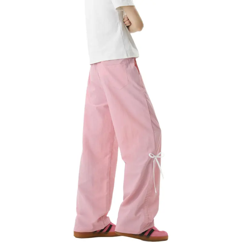 RVANGUARD Casual Pants Unisex Pink-1