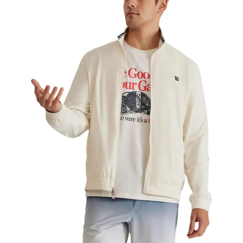 Wilson GRAND SLAM Jacket Men's Tofu Gray-3