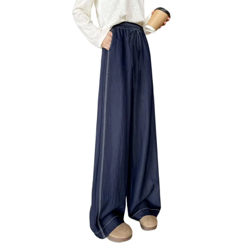 Weixi Casual Pants Women's Dark Blue-6