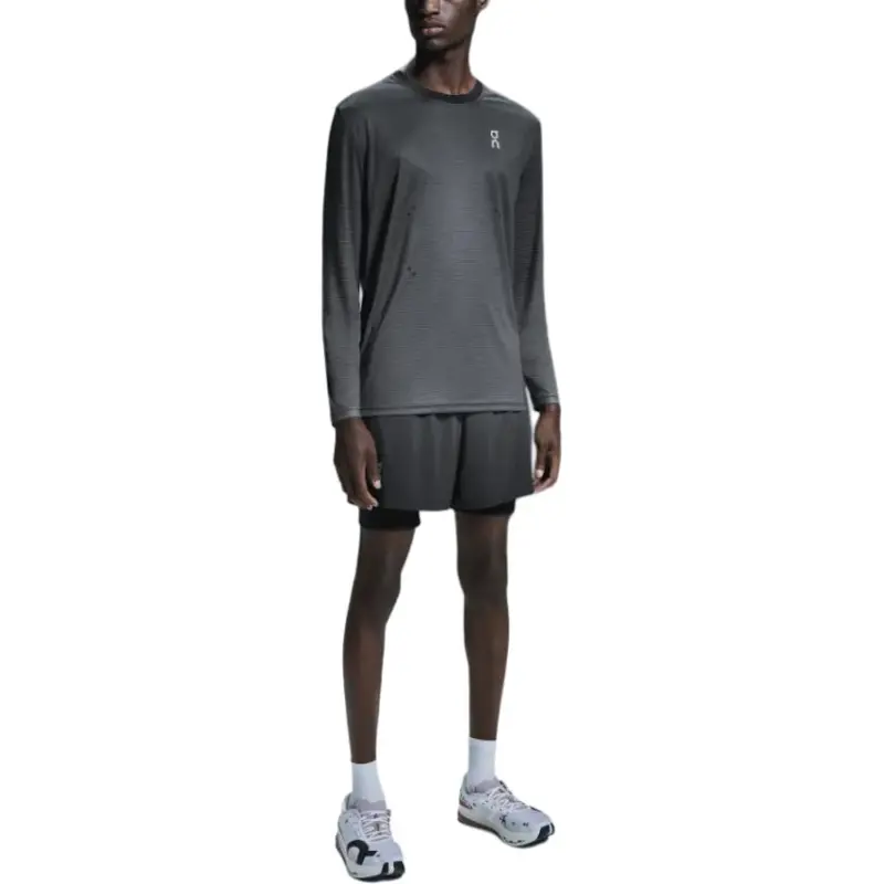 On Pace Shorts Sports Shorts Men's Iron Black-1