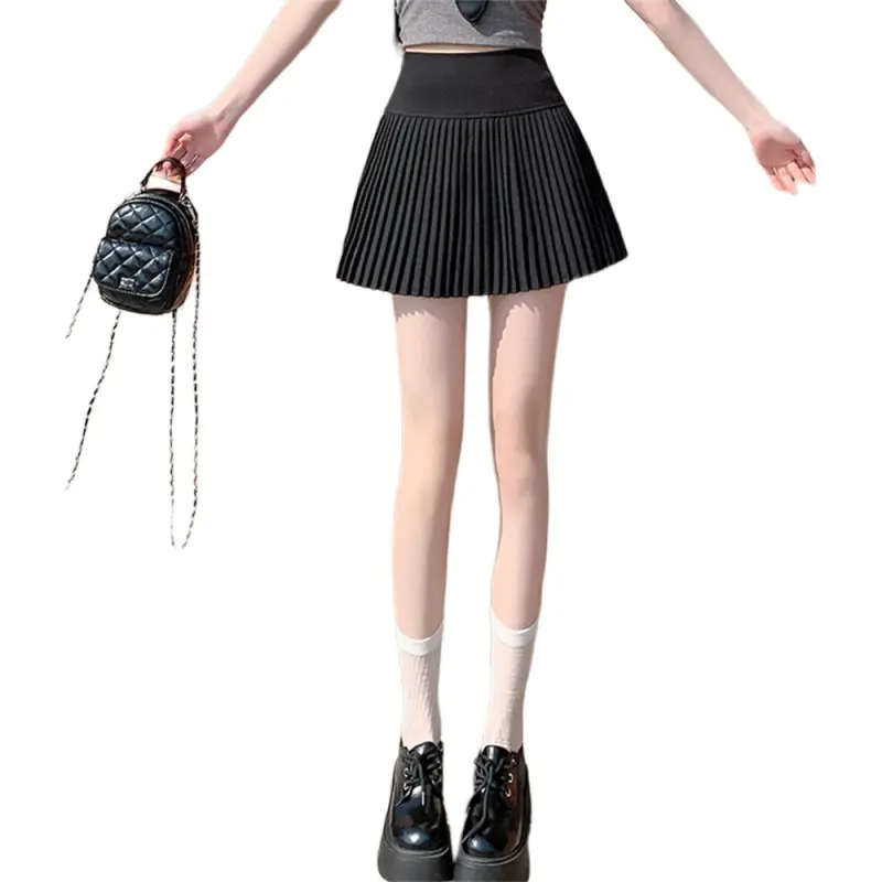 Si Bei'er Casual Short Skirts Women's Black-1