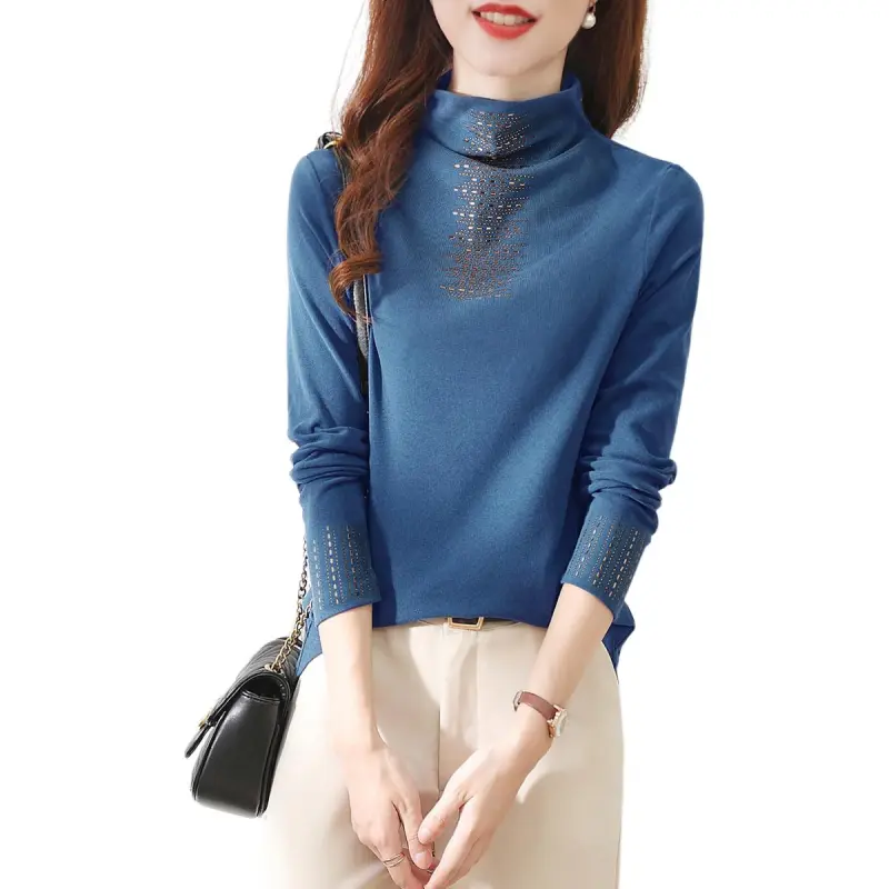 Mo Han Yi Mei Knitwear Women's Blue-2