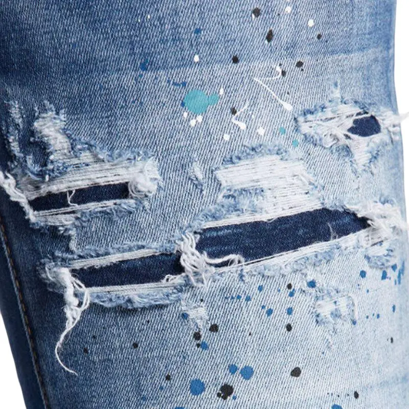 DSQUARED 2 High Waisted Distressed Flared Jeans-4