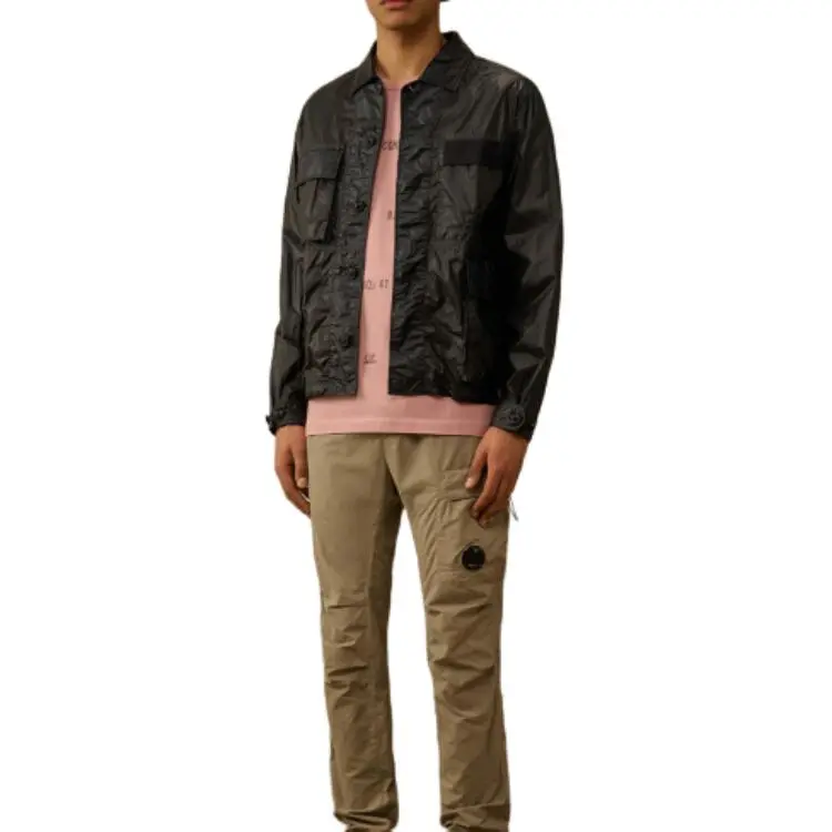 C.P. Company Lino Wax Overshirt-4