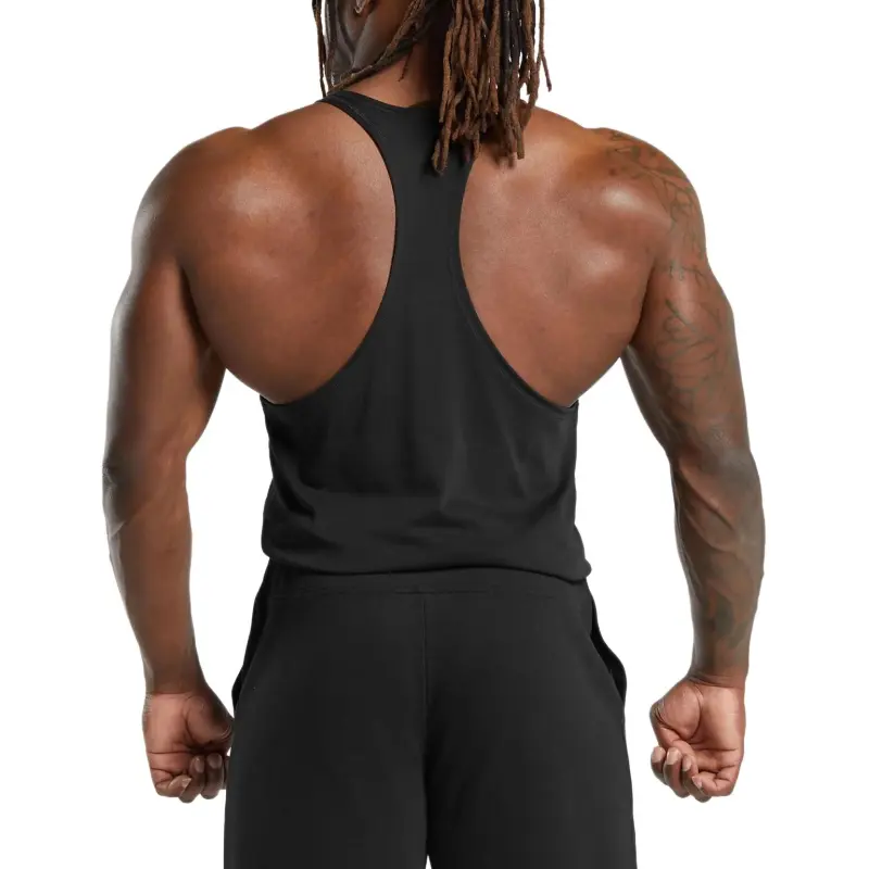GYMSHARK Tank Tops Men Black-1
