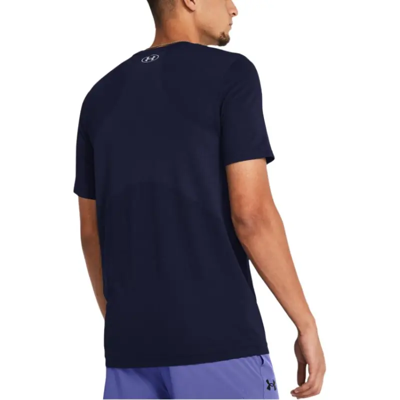 Under Armour Vanish Seamless FW24 T Shirt Men's Midnight Marine Blue-3