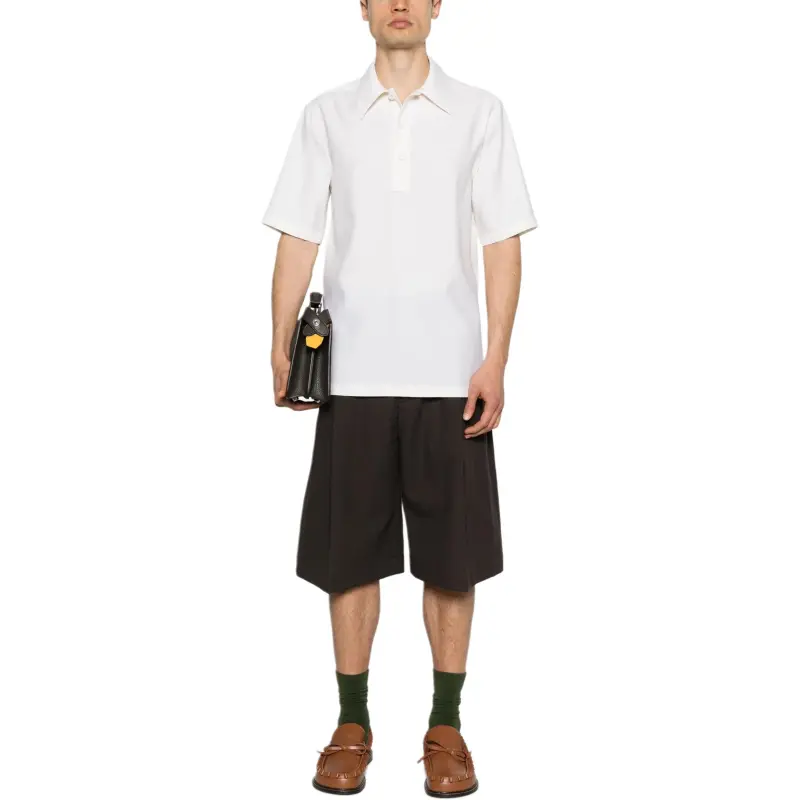 JIL SANDER Wool Polo Shirt-1