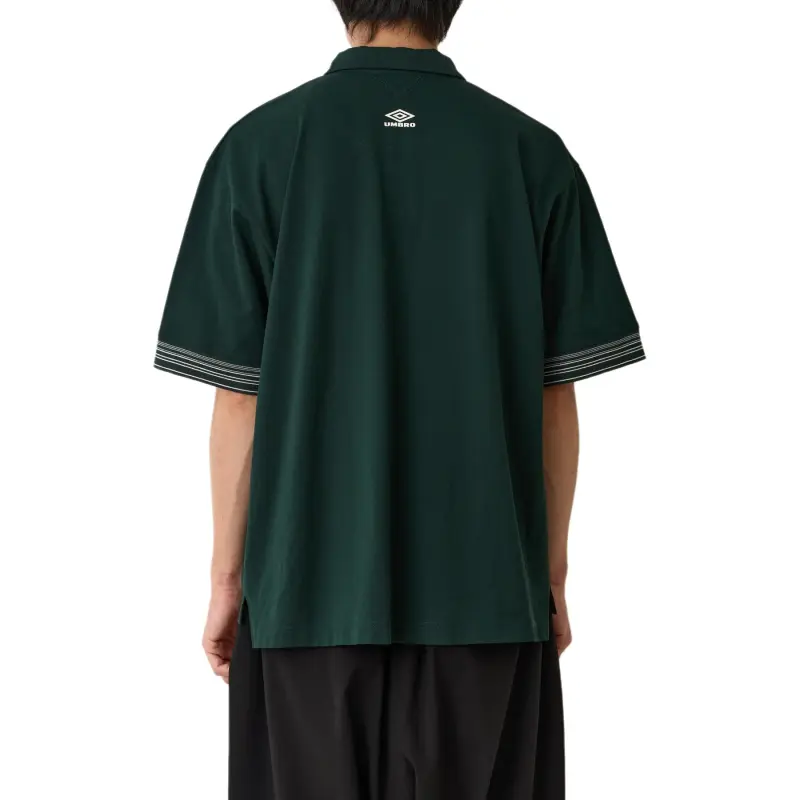 White Mountaineering x UMBRO Polo Shirt Men's Green-2