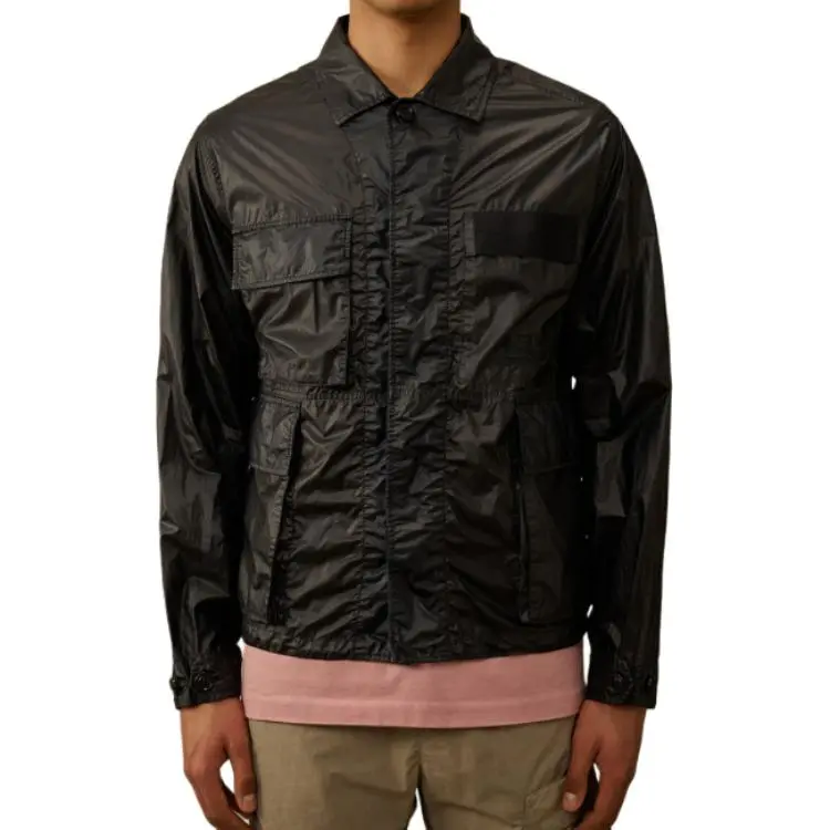 C.P. Company Lino Wax Overshirt-3