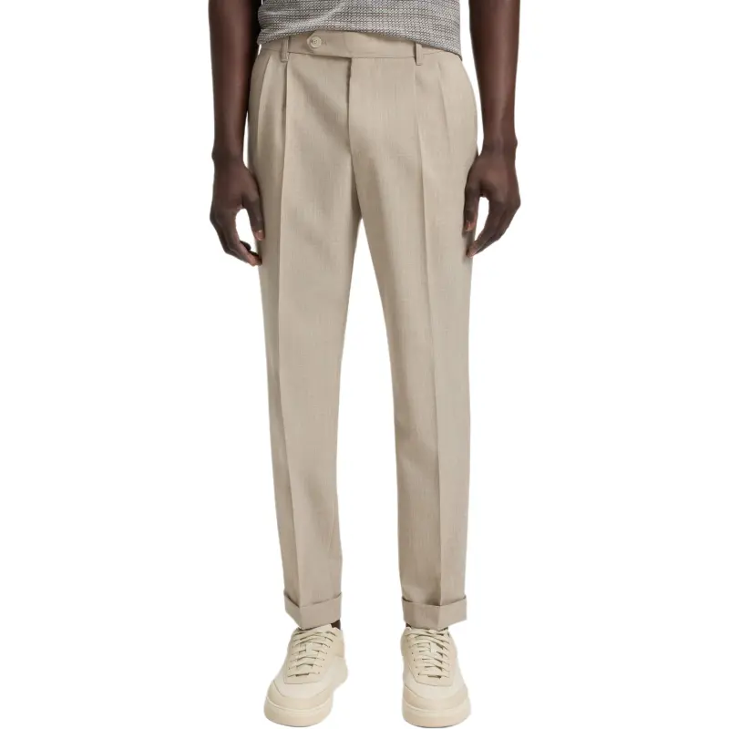HUGO BOSS Suit Trouser Men's Light Brown-1