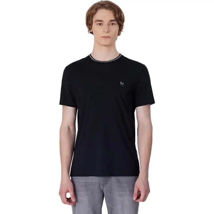 DANIEL HECHTER T Shirts Men Black-2
