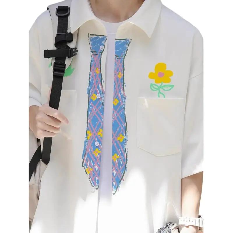 CORNILOT Shirts Unisex White-3