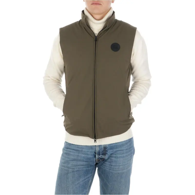 WOOLRICH Padded Logo patch Gilet-1