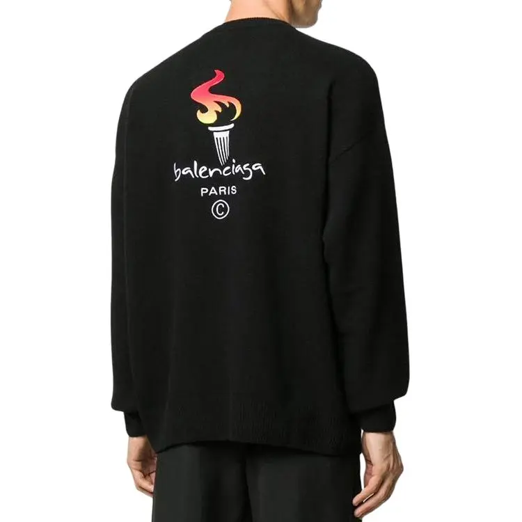 Balenciaga Paris Crewneck Sweater-3