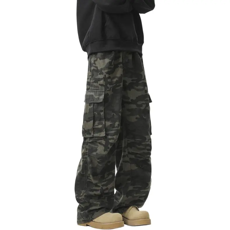 TBSM Cargo Pants Unisex Army Green Camouflage-8