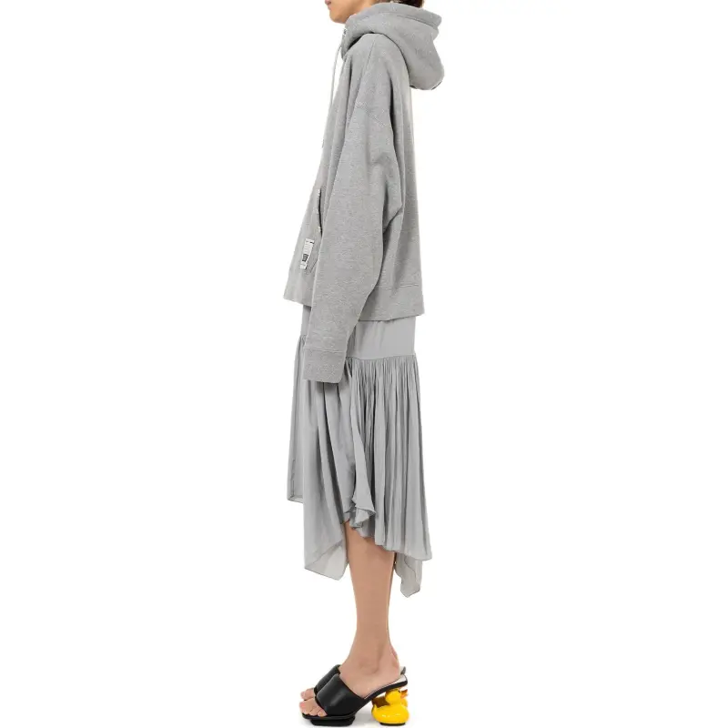 Maison Mihara Yasuhiro SS25 Long Sleeved Dress Women's Gray-5