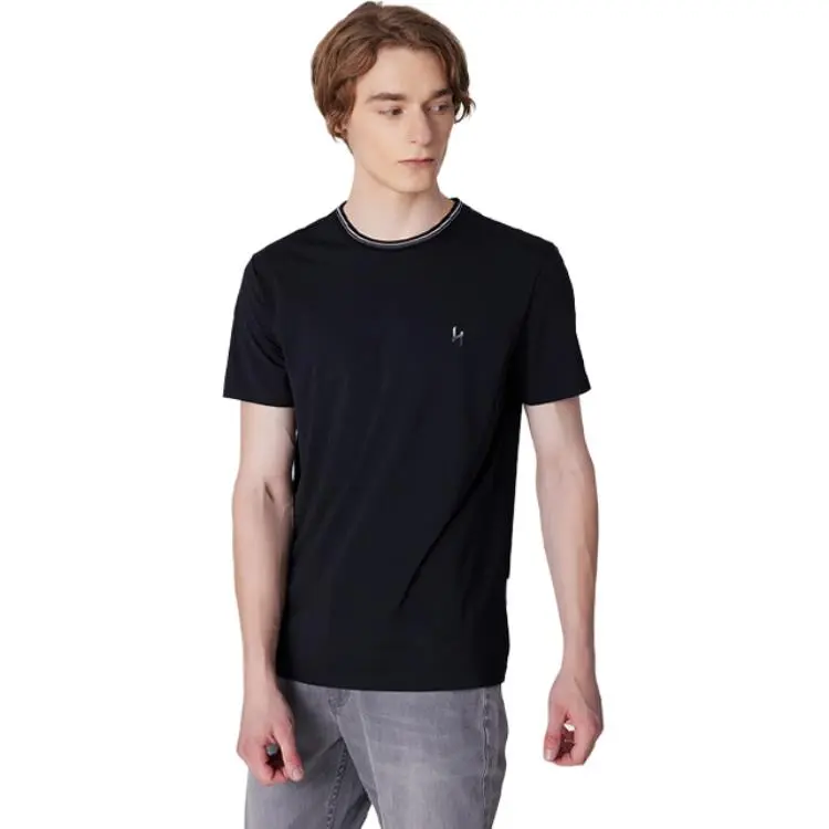 DANIEL HECHTER T Shirts Men Black-3