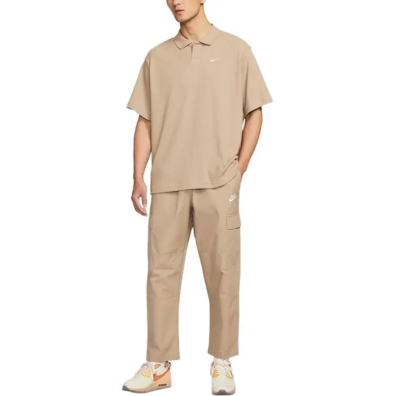 Nike Club T Shirts Men Khaki-2