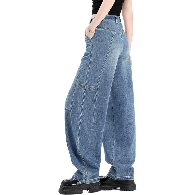 You cow me pants Jeans Women's Blue-3