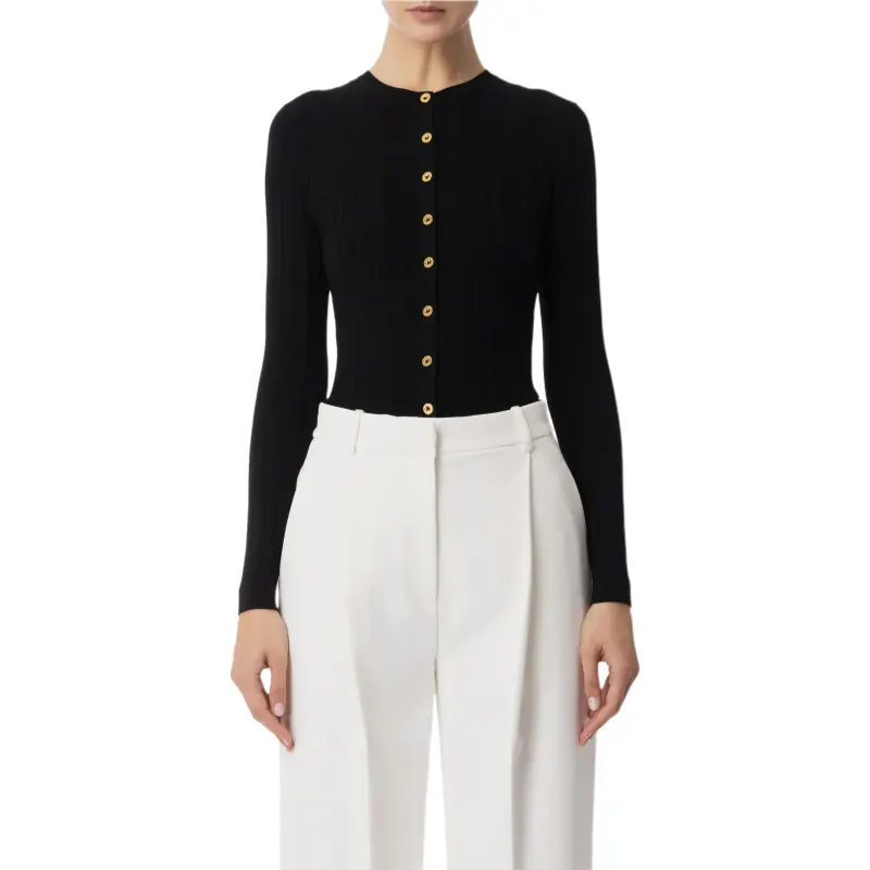 Elisabetta Franchi Sheer Detailing Cardigan-1