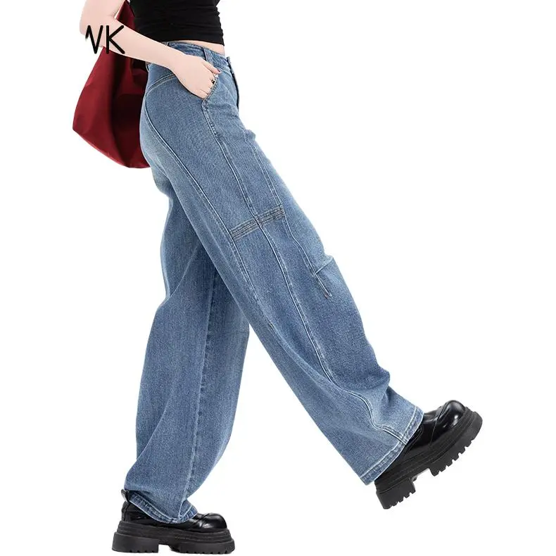 You cow me pants Jeans Women's Blue-5