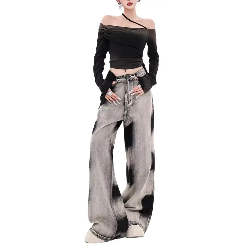 Ordifen Jeans Unisex Black Gray-1