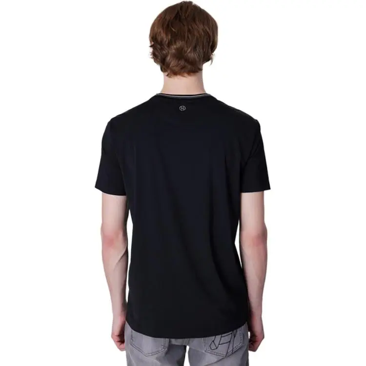 DANIEL HECHTER T Shirts Men Black-1