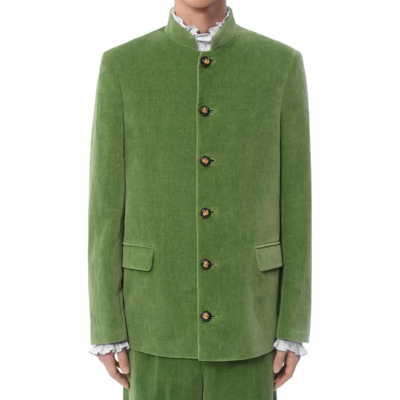 RED VALENTINO Buttoned Long Sleeved Jacket-2