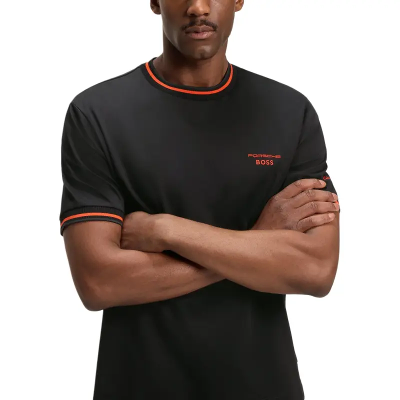 HUGO BOSS x Porsche T Shirt Men's Black-4