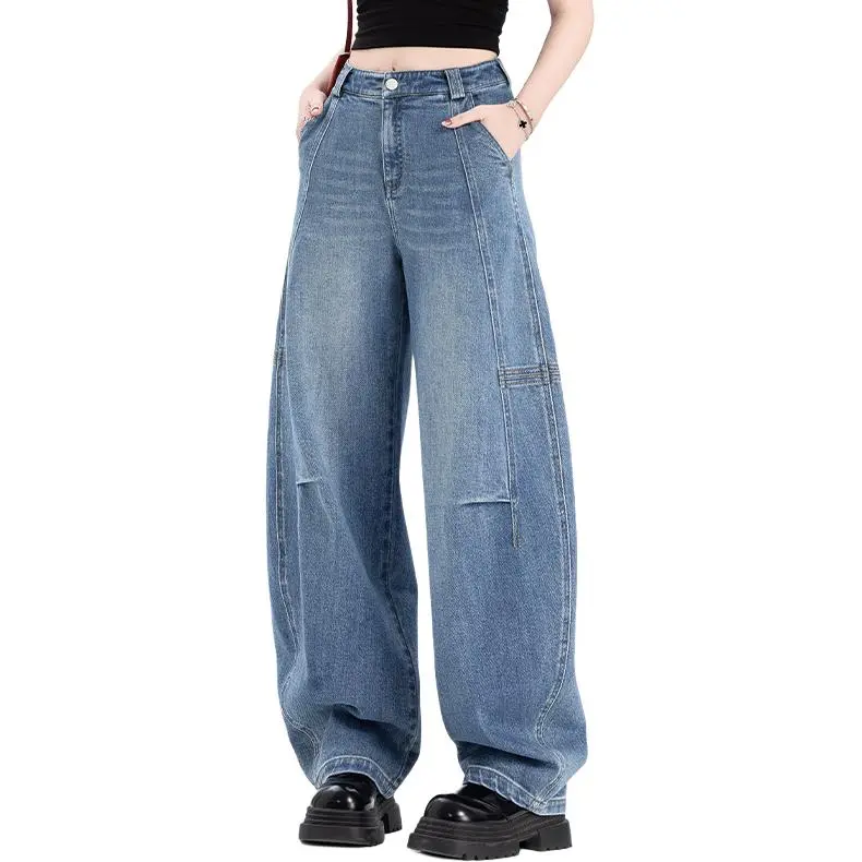 You cow me pants Jeans Women's Blue-6