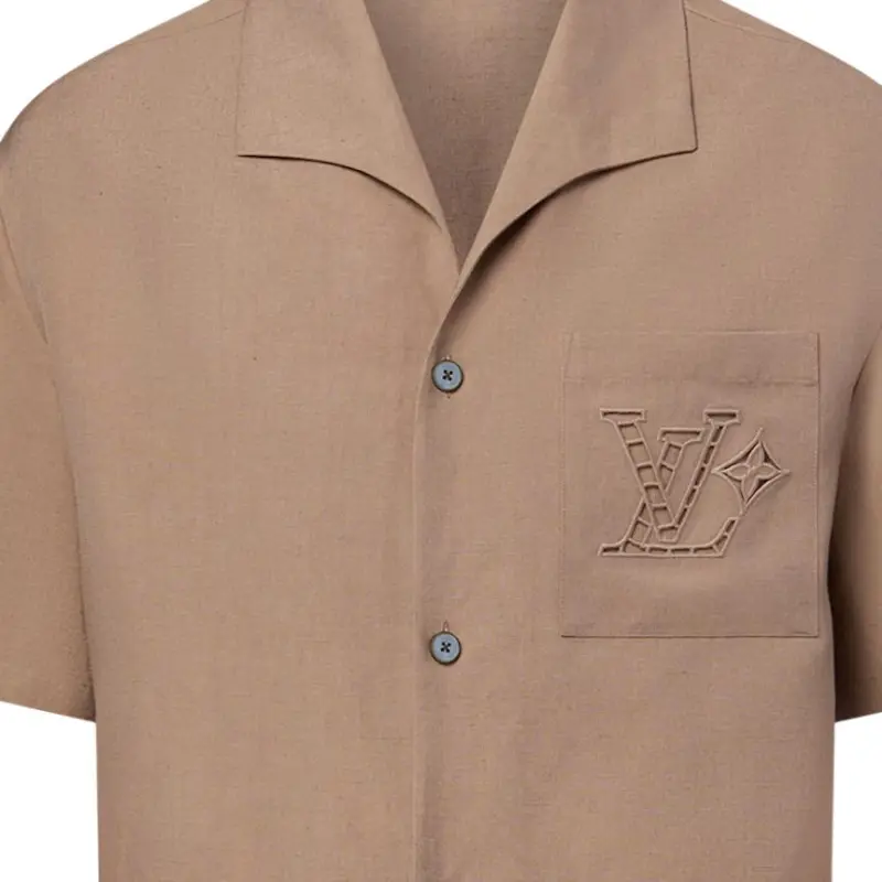 LOUIS VUITTON Embroidered Summer Shirt-5