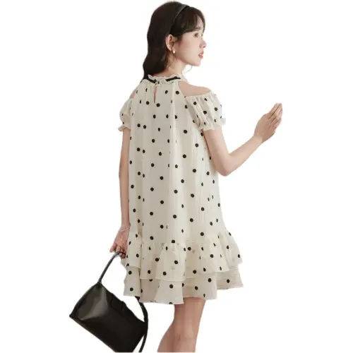 The Temptation Of The Muse Short Sleeved Dresses Women's Image Color