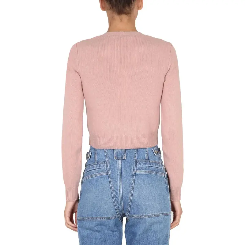 Stella McCartney Crewneck Cropped Jumper-1