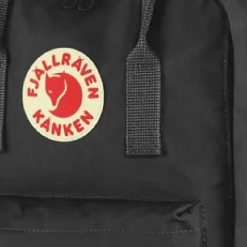 Fjallraven Kanken 18L Outdoor Bags Vinylon Black Unisex-4