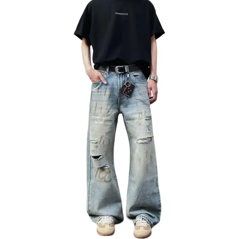 Zomuros Jeans Unisex Blue-5
