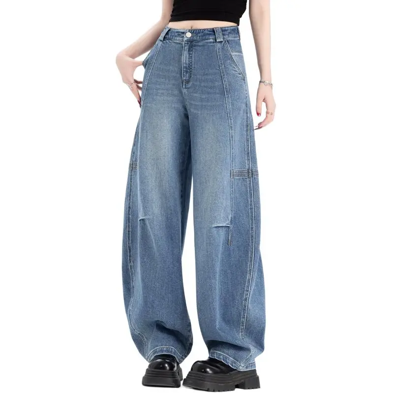 You cow me pants Jeans Women's Blue-9