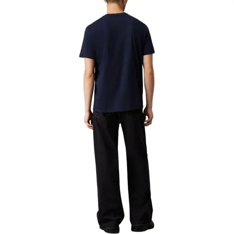 CALVIN KLEIN T Shirt Europe Version Men's Dark Sapphire Blue-1