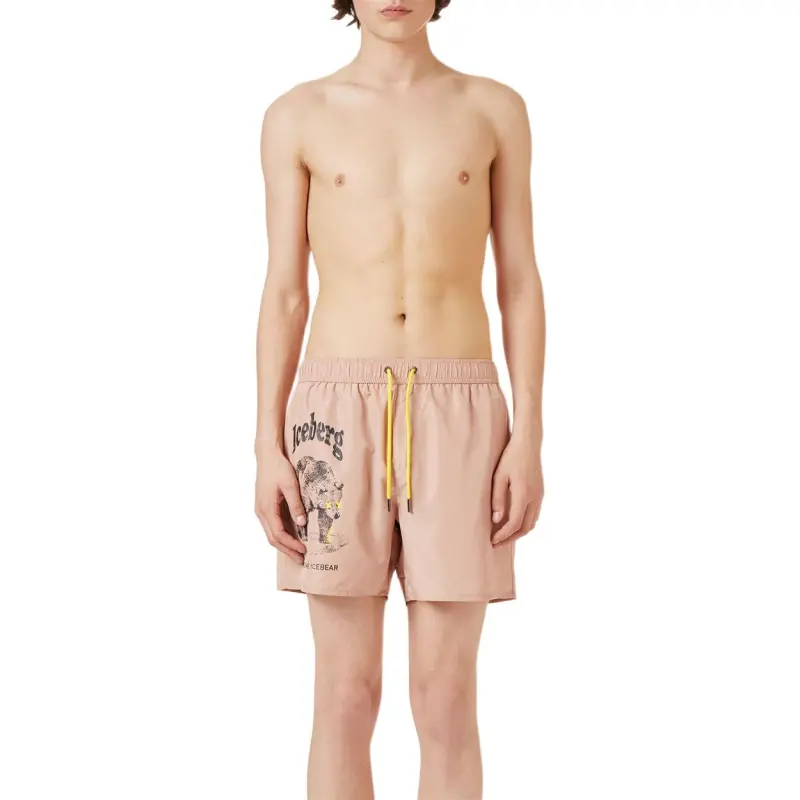 Iceberg SS25 Swimming Shorts Men's Pink-1